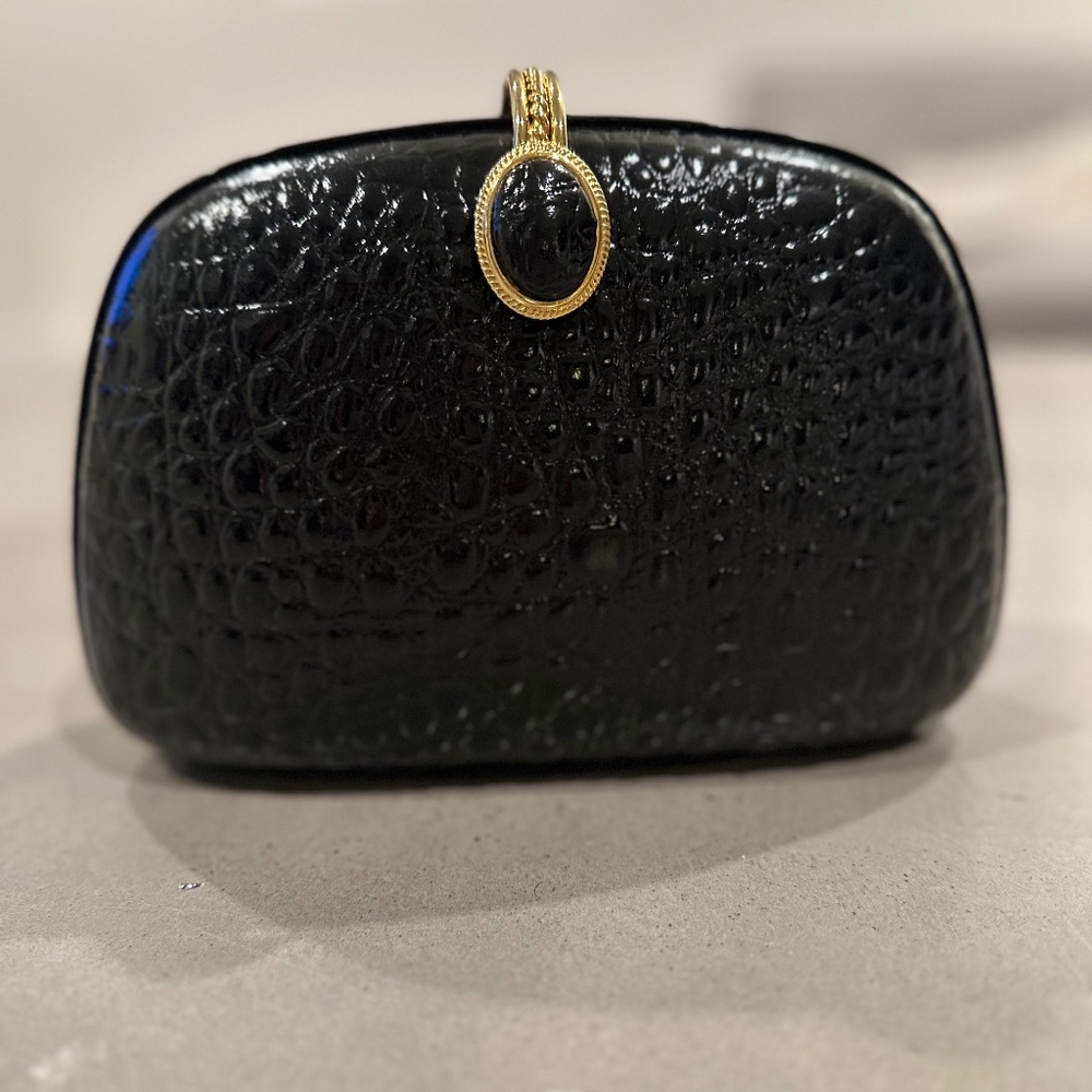 Vintage 80's Hard Shell Evening Bag